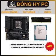ASUS B760M-PLUS TUF WIFI D4 + I5 13400F tray + RAM KINGBANK 16GB