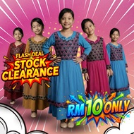 CY 106Jubah Budak Perempuan Clearance Sale Baju Raya Kids Dress Lace Princess Girl RM10 Flash Deal M