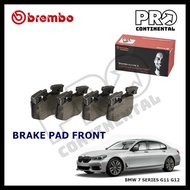 BREMBO BMW 7 SERIES G11 G12 740i 740Li 740e 740Le 730d 730Ld 2016-2022 FRONT BRAKE PAD