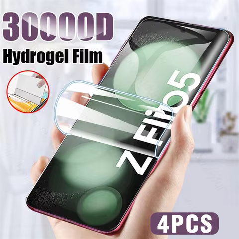 For Samsung Flip Flip5 Flip4 Flip3 4PCS Soft Hydrogel Film For Samsung Galaxy Z Flip 5 4 3 5G Screen