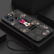 Honor X6C X8C X5C Plus Casing Cartoon Minnie Mobile Case Cute Liquid Silicon Full Protect Cover