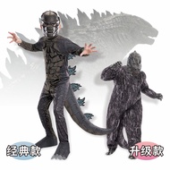 Halloween Godzilla cos costume Cosplay Godzilla Stage Jumpsuit Doll Costume Children Jumpsuit Perfor