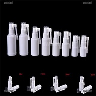 openwaterf 2x White Plastic Nasal Pump Spray Bottles Mist Nose Bottles 10/20/30/50ml Empty