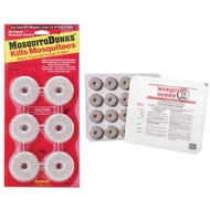 Summit bti mosquito dunks briquettes NEA approved non toxic insecticide 6 and 20 piece pack