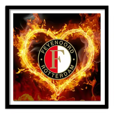 Rhinestones Diy square Diamond Painting Cross Stitch Diamond Embroidery Football logo diamond wall D