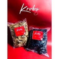 Krobs ข้าวเกรียบเห็ดหอมพรีเมี่ยม (แผ่นดิบ) สำหรับทอดเอง บาง ฟู กรอบส์ ไม่อมน้ำมัน