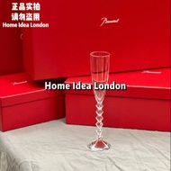 HOMEIDEA Baccarat Baccarat Champagne Cocktail Crystal Glass Set 6 COFFRET Party Set