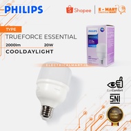PUTIH Led Lamp Philips Trueforce Ess 20W 25W 35W 45W WATT White CDL E27 Tforce Essential Bulb Industrial Original