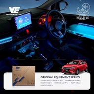 VE perodua axia new 2023-2025 car atmosphere ambient light ai voice control