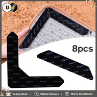 8PC Pelekat Tetap Anti-gelincir Tikar Permaidani Dual Sided Adhesive Rug Sticker Carpet Anti-Slip St