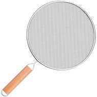 Frying Pan Guards Mesh Hot Oil Protect Wood Handle Splatters Screen Splatter ScreenSplash Protector 