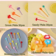 Ready Stock Assorted Colourful Fruit Picks for Bento Decoration Hiasan Bento accessories