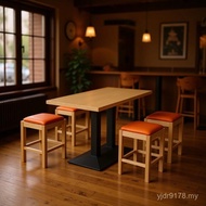 Noodle Fast Food Restaurant Table Restaurant Milk Tea Rectangular Commercial Table Chair Restaurant 