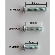 JP bolt 6x15 6x20 6x25 full thread m6x15 m6x20 m6x25 / JP M6 bolt / Plus Screwdriver bolt / bolt / s
