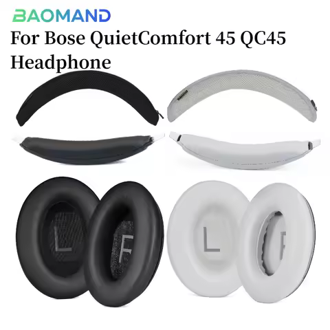 Earphone Ear Pads For Bose QuietComfort 45 QC45 Earpads Sponge Soft Foam Cushion Replacement Headpho