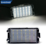 LOVESTREET 1PC/2Pcs Car LED License Plate Lights Number Plate Lamp Replacement Canbus Error Free Car