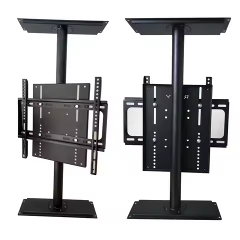 In Stock Living Room Modern Partition Wall Panel 360 Degree TV Lift Manual 360 Degree Rotation Swive