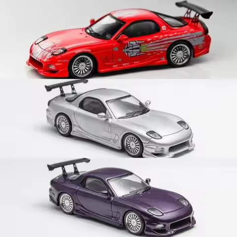 Mortal 1:64 RX7 Veilside Fast & Furious Dom Diecast Model Car