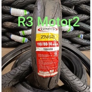 ZENEOS 110/ TUBELESS TYRE 80-14 ZN62 Front Yamaha Aerox 155 free valve