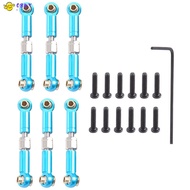 6Pcs Adjustable Metal Linkage Pull Rod Front /Rear Servo Link for  A949 A959 A969 A979 K929 RC Car U