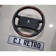 W126 W124 W123 R107 W116 W201 WALNUT HALF-WOOD STEERING WHEEL MERCEDES BENZ