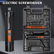 SANRUI Cordless Electric Screwdriver, USB Rechargeable Lithium Battery Electric Driver, Multifunctio