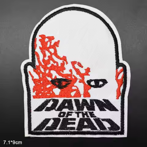 Dawn Of the Dead Iron On Embroidered Clothes Patches For Clothing Stickers Garment Wholesale