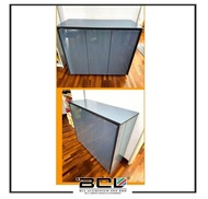 6G - 3 Door Aluminium Shoes Cabinet