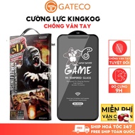 Kính Cường Lực Chống vân tay KingKong I.p 14 pro max 7 Plus 8 Plus X Xs Xr Xs max 11 Promax 12 Proma
