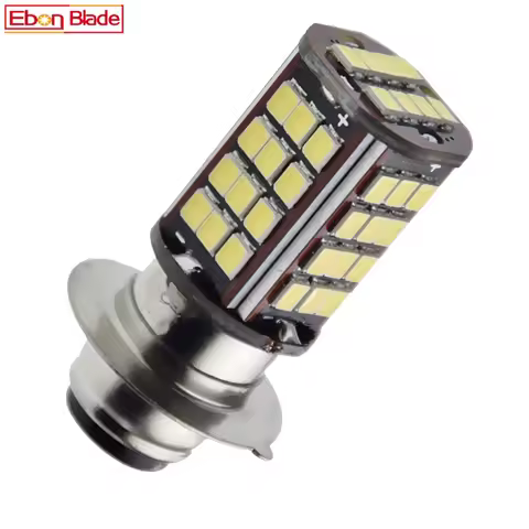1Pcs PX15D P15D H6M Scooter Moped ATV Moto LED Head Light Lamp Auto Motorcycle Motor Bike Headlight 