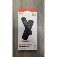 M5 Voice Air Mouse Keyboard Wireless Rechargeable 2.4G+BT5.2 for Google TV and Projector