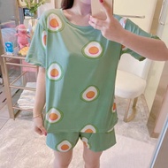 Terno Pajama Korean Fashion For Adult Sleepwear Set For Women Free Size Small to Large