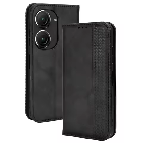 For Asus Zenfone 9 10 Case Luxury Flip PU Leather Wallet Magnetic Adsorption Case For Asus Zenfone9
