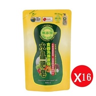 【南僑】水晶肥皂食器洗滌液體 洗碗精補充包800ml*16包