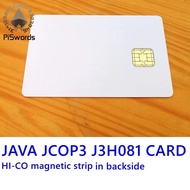 <0>JAVA JCOP3 J3 J3H081 JCOP3P60 80K Card With Hi-co Mag IC Connection Smart