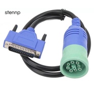 Heavy Duty 9PIN Diagnostic Tool for CNH EST DPA5 V8.6 Trucks K-LINE Cable  Support
