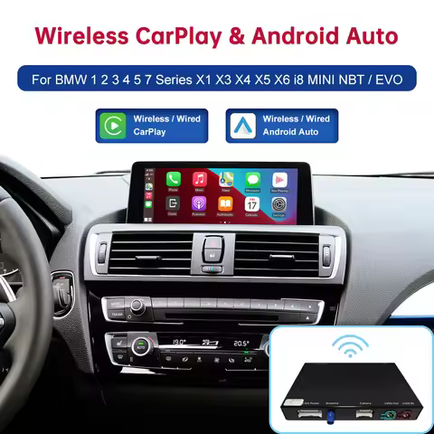 Wireless Auto CarPlay For BMW NBT EVO 1 2 3 4 5 6 7 Series X1 X3 X4 X5 X6 MINI F56 F15 F16 F25 F26 F
