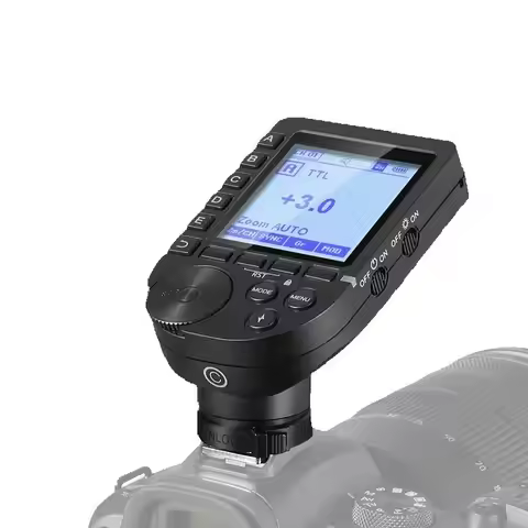 NEEWER QPRO TTL HSS Wireless Flash Trigger and QR Receiver with LCD Screen for Canon Nikon Sony Came