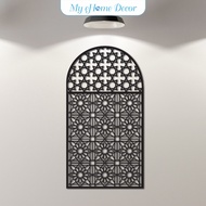 3D Islamic Pattern Cut Out Wall Art Kubah Mihrab Kerawang Islamic Dekorasi Dinding 3