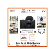 [READY STOCK + FREE GIFTS] Sony ZV1 II Vlogging Camera | 18-50 Zoom Lens | 20.1MP | UHD 4K30P Video