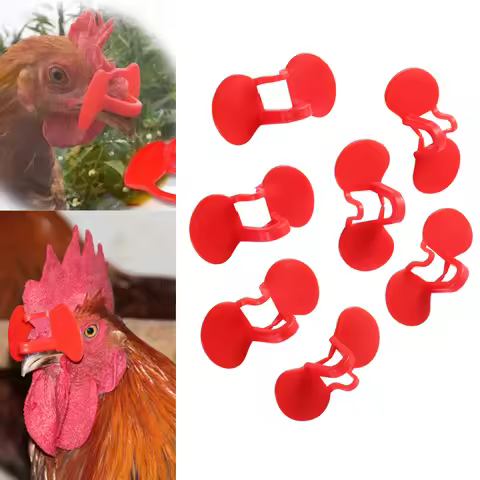 Thickened Non Bolted Chicken Glasses 2 Beams Design Rooster Anti-Peck Eye Mask Anti-Pecking Goggles 