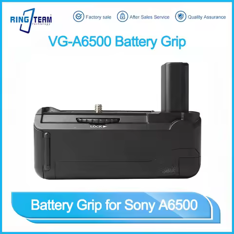 For Sony A6500 Vertical Battery Grip Holder VG-A6500 SLR Digital Camera Compatible with NP-FW50 for 