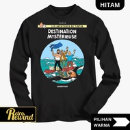 T1NT1N Comic Long Sleeve T-Shirt 2 Sizes XS - 7XL Adult T-Shirt Jumbo SizeBIG and Children's T-Shirt