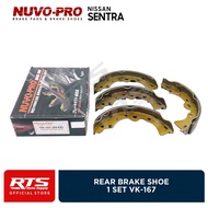 Nuvo-Pro Rear Brake Shoe Nissan Sentra GX 2004 - 2015 VK-167 1set