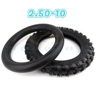 2.50-10 2.50x10 Motorcycle Scooter Tire & Inner Tube2.50*10 Fit for Honda CRF50 XR50 Yamaha PW50