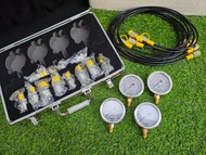 ZEN ชุดเกจวัดแรงดันไฮดรอลิก 10/25/40/60Mpa เครื่องจักร รถขุด อุปกรณ์ทดสอบแรงดันระบบไฮดรอลิก ของแท้ ส