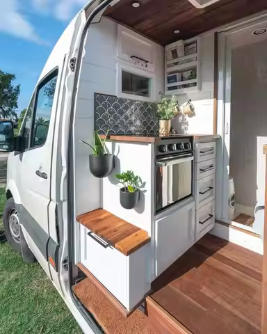 Aluminum RV Kitchen Cabinet Multi-functional Aluminum Cabinet Lightweight RV Furniture Camper Interi
