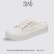 SD-089 Women's Fashion Sneakers, Casual White