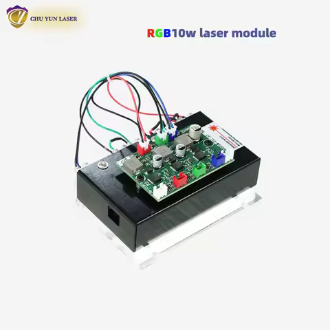 DC12V rgb10w laser module Red/Blue/Green ttl or analogue laser light parts