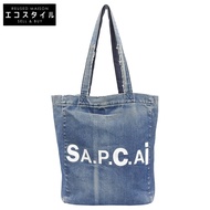 二手 A.P.C. 雙面牛仔布手提包，藍色，女士款